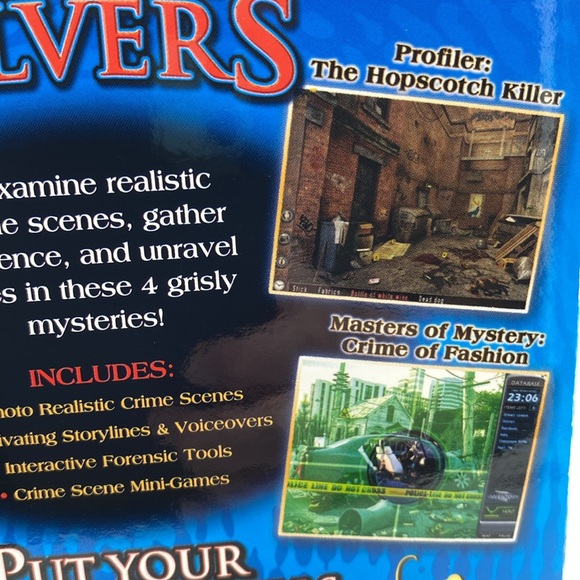 Video Game PC Crime Solvers 4 Intense Cases Cd-Rom - Picture 5 of 11